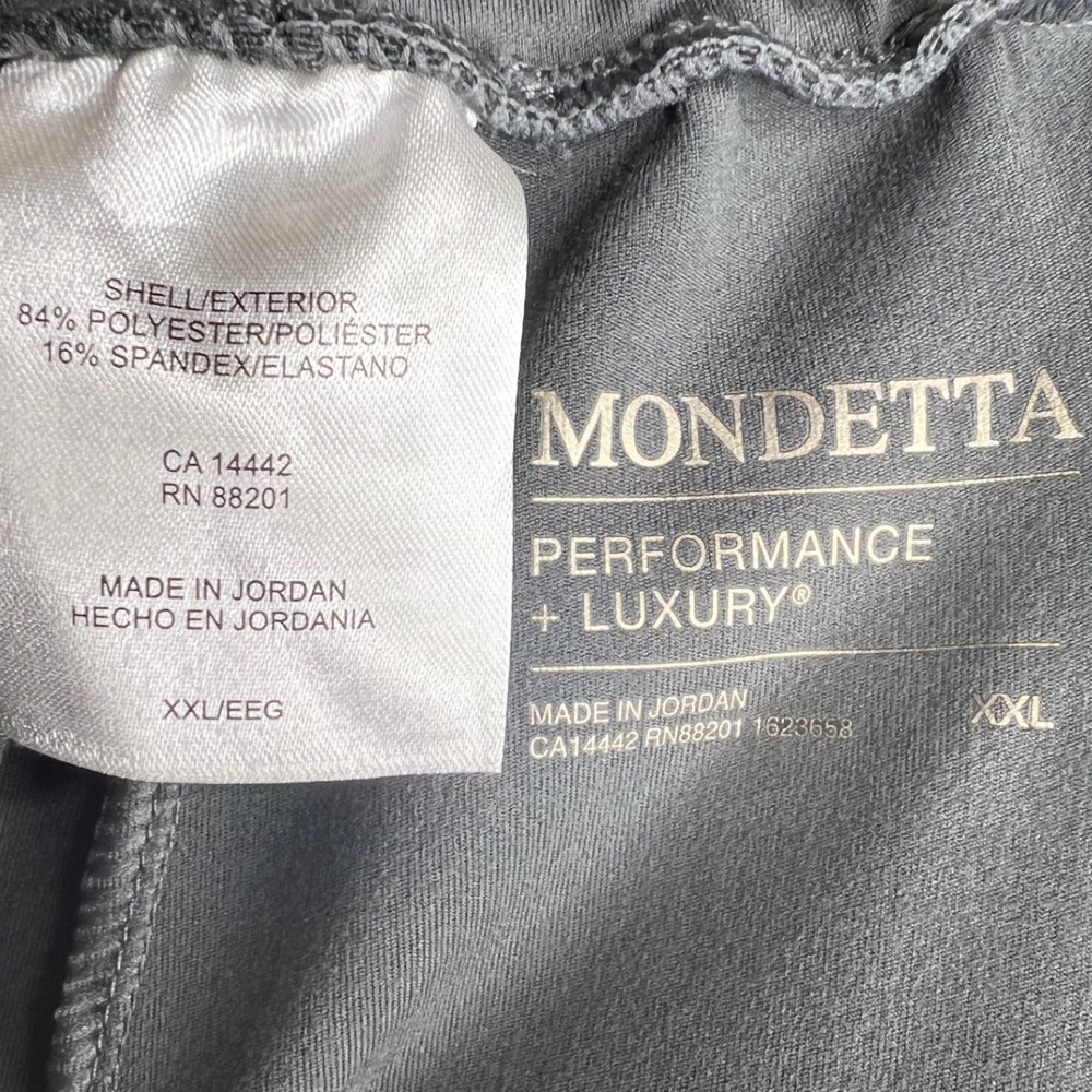 Mondetta Performance Luxury Cargo Joggers Womens XXL Charcoal Gray Athleisure - Picture 3 of 7